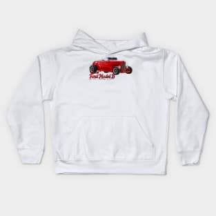 1932 Ford Model B Deluxe Highboy Roadster Kids Hoodie